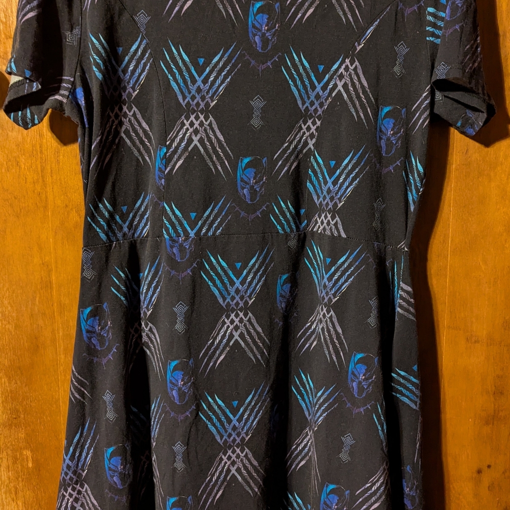 Marvel Black and Blue Graphic Tee